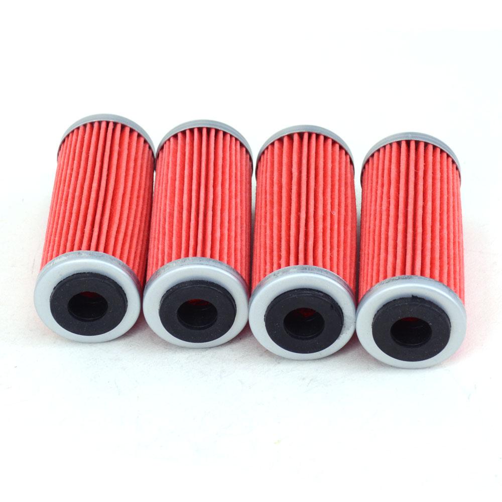 4 Stück Ölfilter für KTM SXF XCFW EXCF XCF EXC XCW SMR Freeride 250 300 350 400 450 500 505 530 Six Days