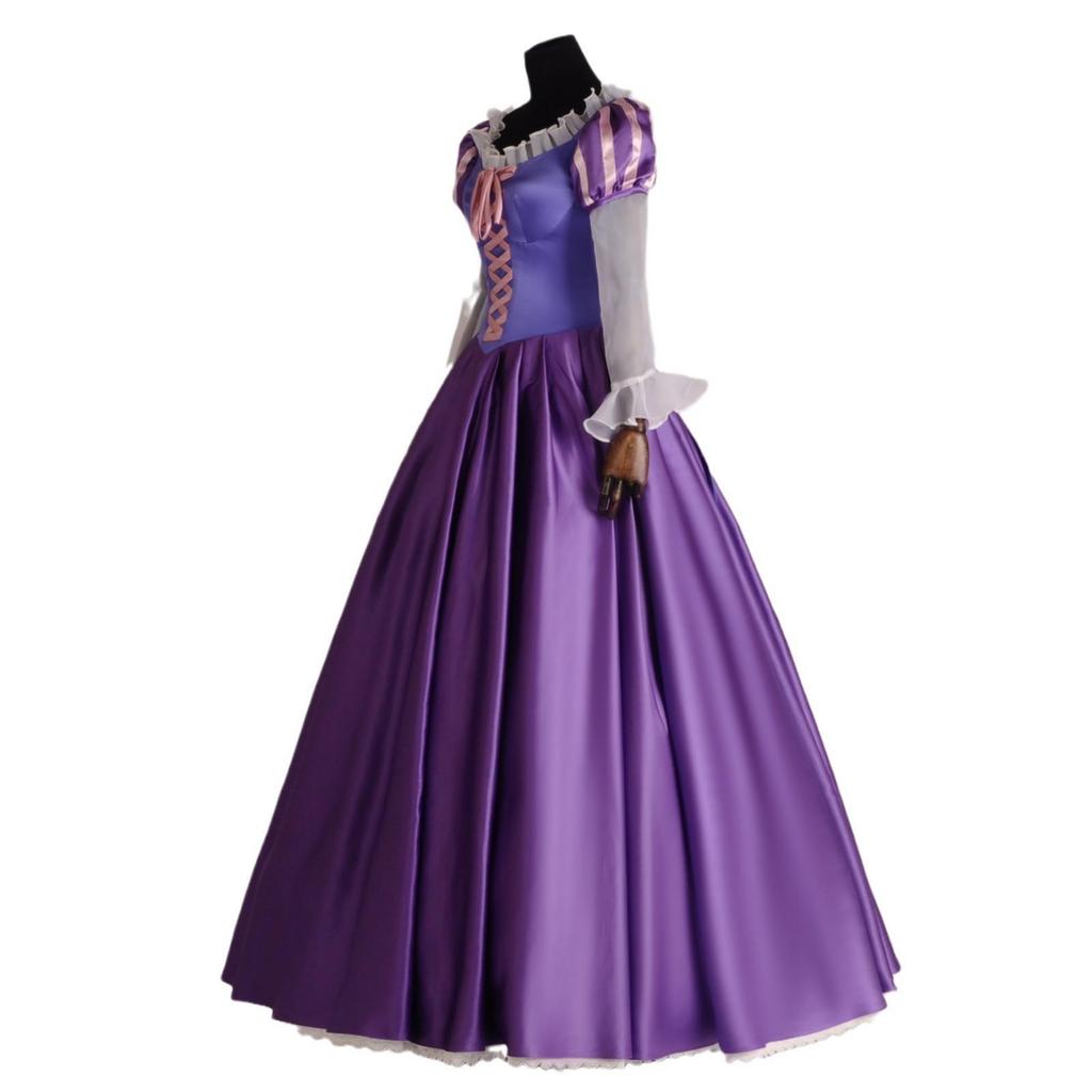 Vestito da Principessa Rapunzel in Rapunzel Cosplay per Halloween