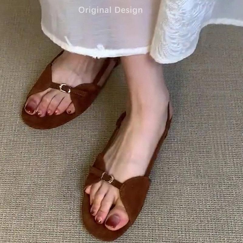 Fashion Women's Summer Open Toe Gladiator Sandals Fashion Outdoor Beach Vacation Flats for Ladies