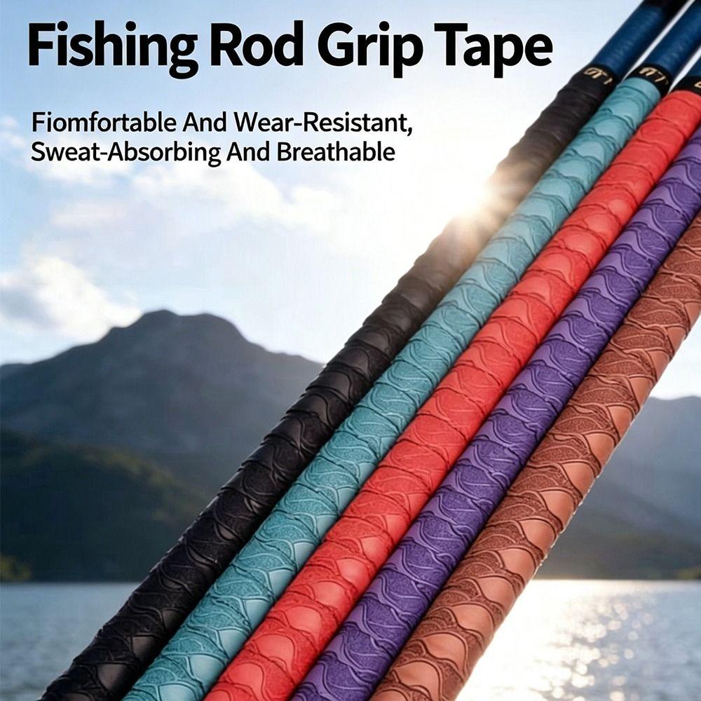 Anti-slip Racket Handle Wrap 2M Fishing Rod Sweatband Racket Grips Sweat Band  Racket Handle