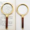 Handheld High-definition Old-fashioned Magnifying Glass for Children and The Elderly To Read, Convenient for Daily Life Reading