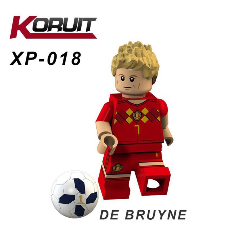 

Building Block Toys Кубок світу з футболу Капітан Пластикові зібрані будівельні блоки Minifigures Іграшка XP018