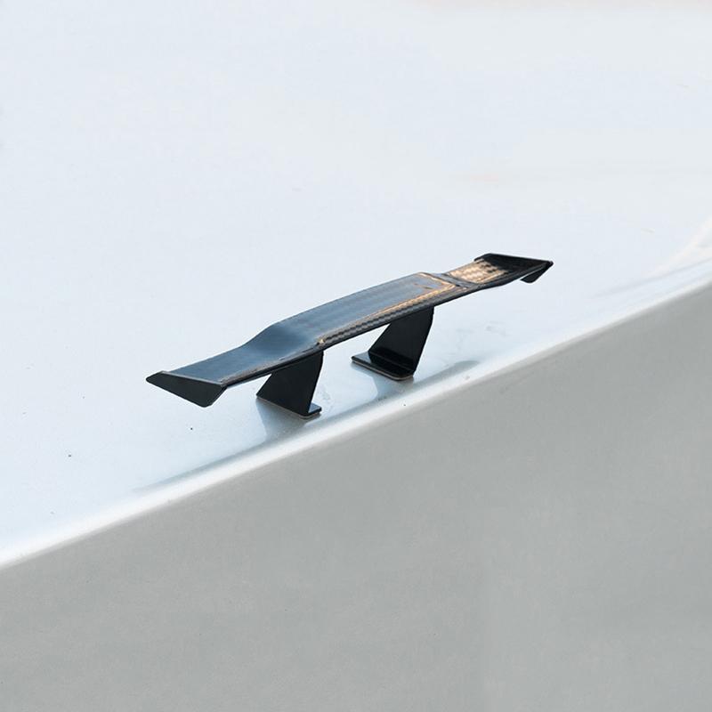 Evrensel Araba Mini Karbon Fiber Spoiler Kanat Araba Tasarımı Arka Bagaj Kanat Bagaj Dudak Spoiler Oto Dekorasyonu Dış Aksesuarlar