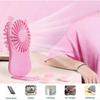 2 Pieces Portable Fan, Mini Table Fan, Quiet Portable Fan 3 Speed Adjustable Usb Handheld Handle For Outdoor Camping Office Room