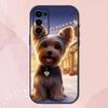 Yorkshire Terrier HUND Süße Handyhülle Für Samsung S24,S21,S22,S23,S30,Ultra,S20,Plus,Fe,Lite,Note,10,9,5G Schwarzes Weiches Gehäuse