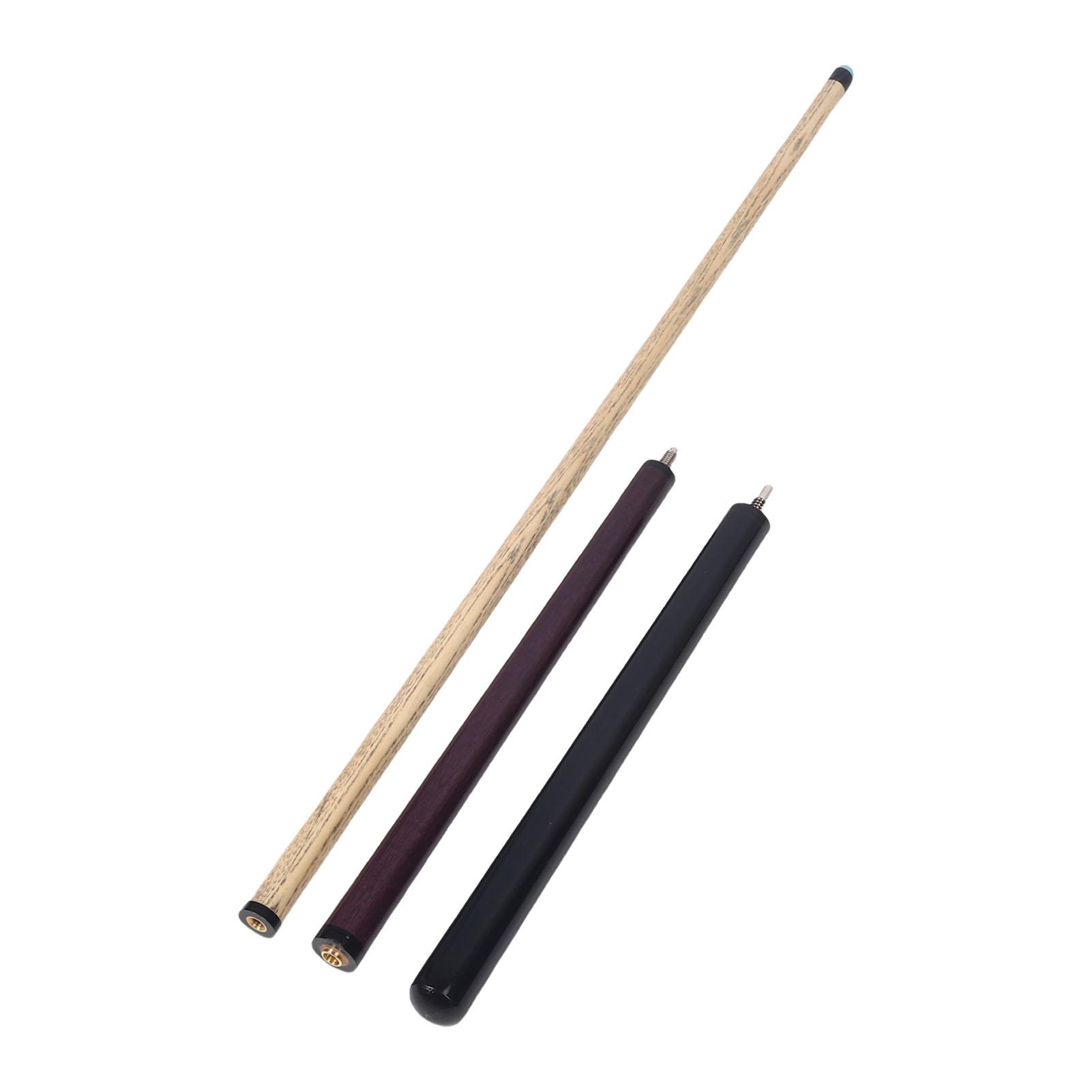 

Jump Break Cue 3 Pieces 4.6FT Wood Jump Break Pool Cue Stick with 14mm Tip for Billiard Accessories