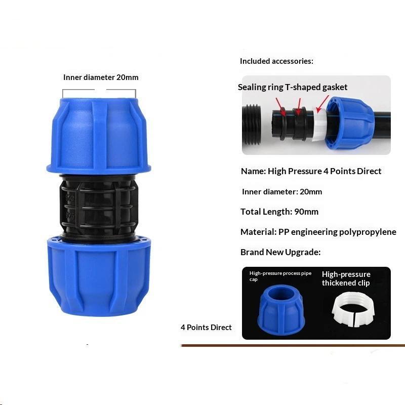 1Pc IBC Tank Adapter Easy to Install 1/2'' 3/4'' Coarse Thread Connector for PE PVC Pipe Garden Irrigation Use