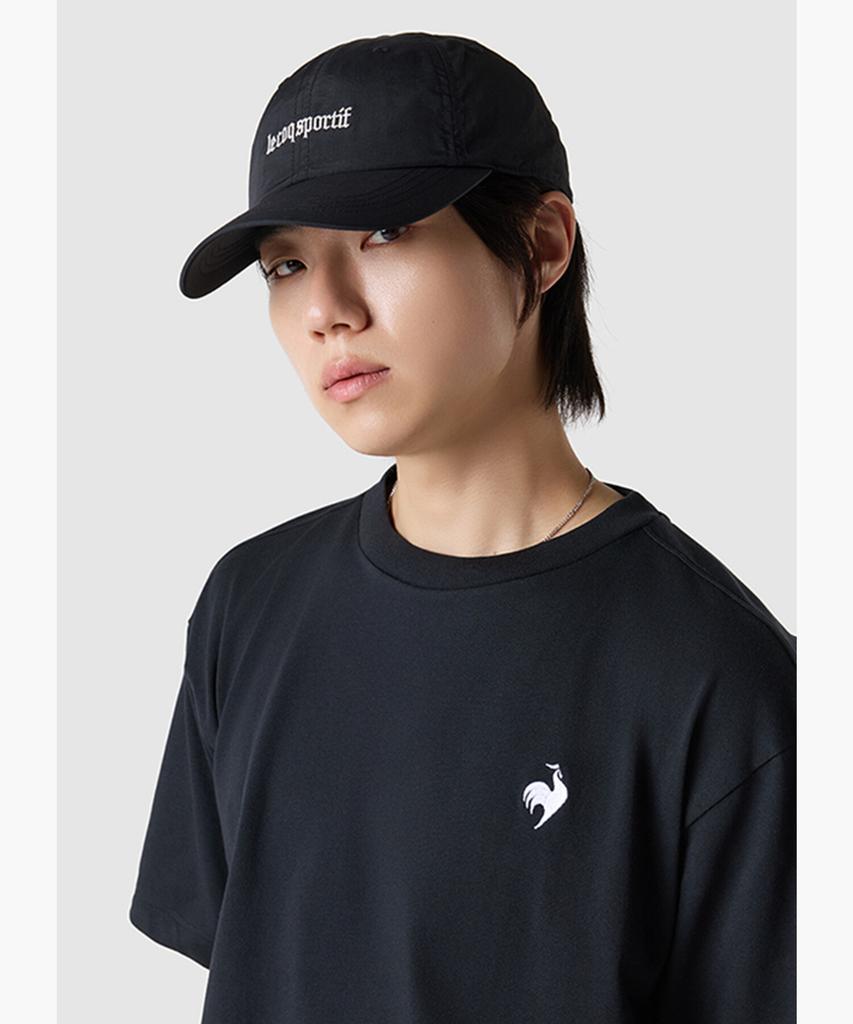 LECOQ Nylon Lettering Ball Cap - Black (Qq123Acp32)