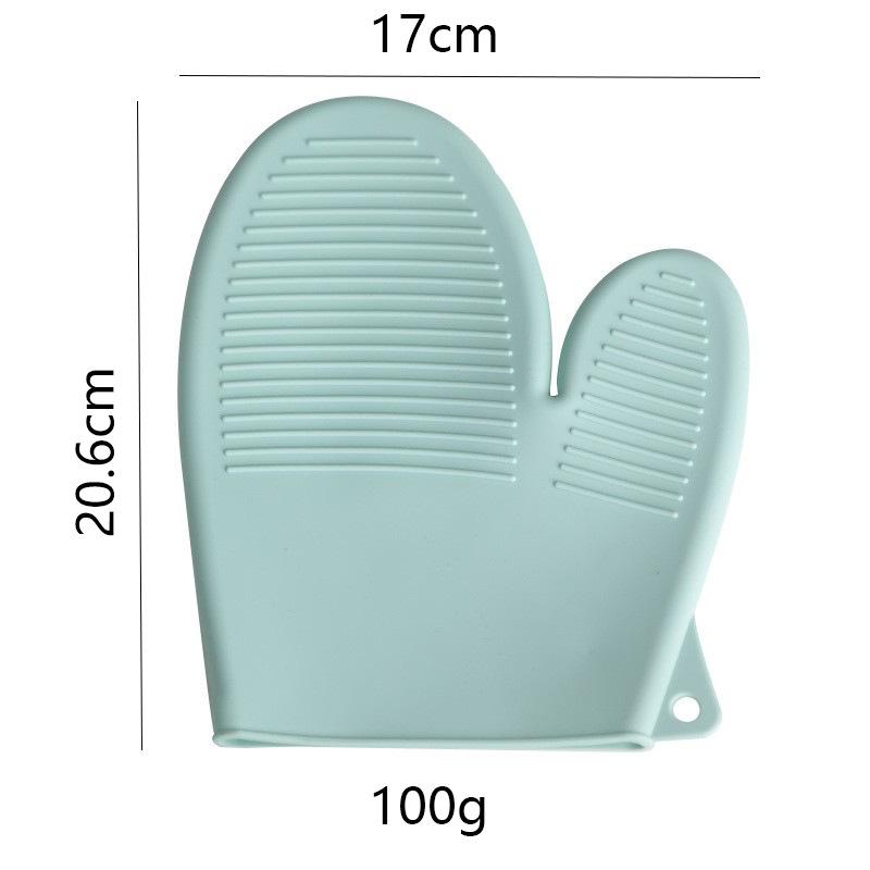 Microwave Oven Gloves, Heat-Resistant Kitchen Gloves, Thickened Silicone Insulation Gloves