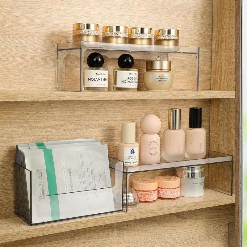 Mirror Cabinet Storage Box, Cosmetic Storage Rack in Bathroom, Transparent Facial Mask Box, Lipstick Box Storage Organizer