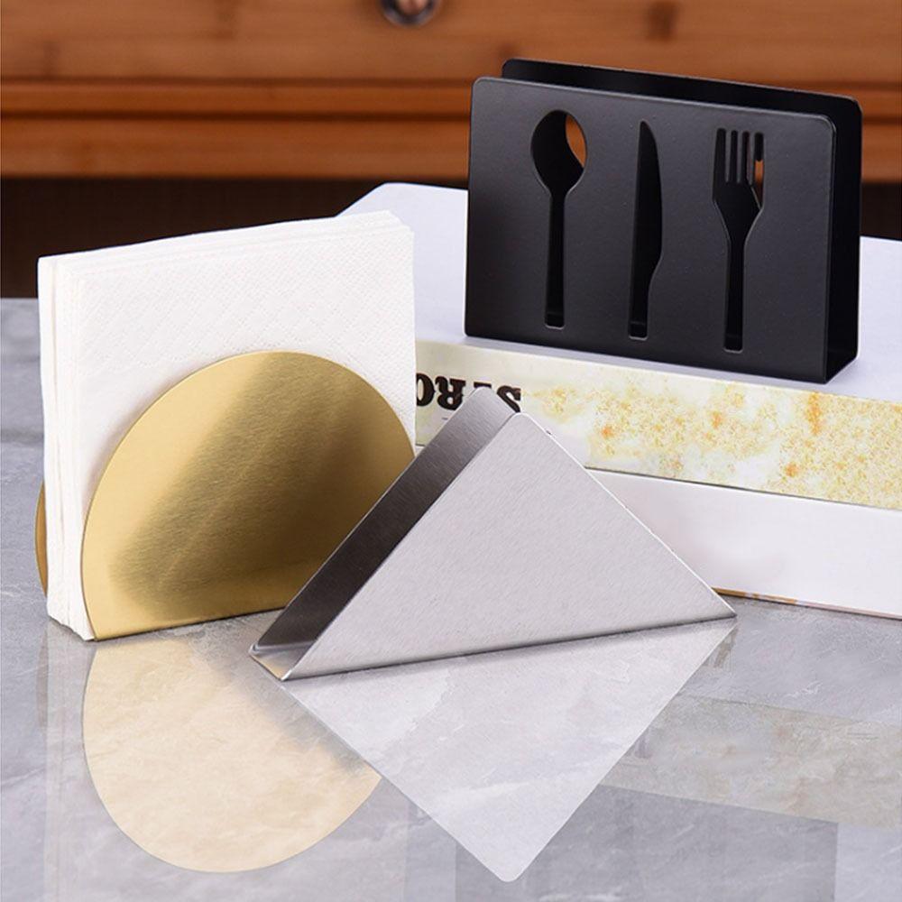 Heavy Duty Napkin Container Rustproof Tissue Dispenser Modern Napkin Storage Rack  Household