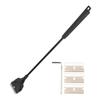 Aquarium Algae Scraper Small Fish Tank Glass Long Handle Cleaner with Replaceable Blades