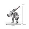 M Building Block Compatible Lego Mk17 Robot Model Large Mecha Assembly Ornament Building Block Toy