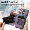For Xiaomi 15T Case with Zipper Card Holder Retro Leather TPU Phone Cover