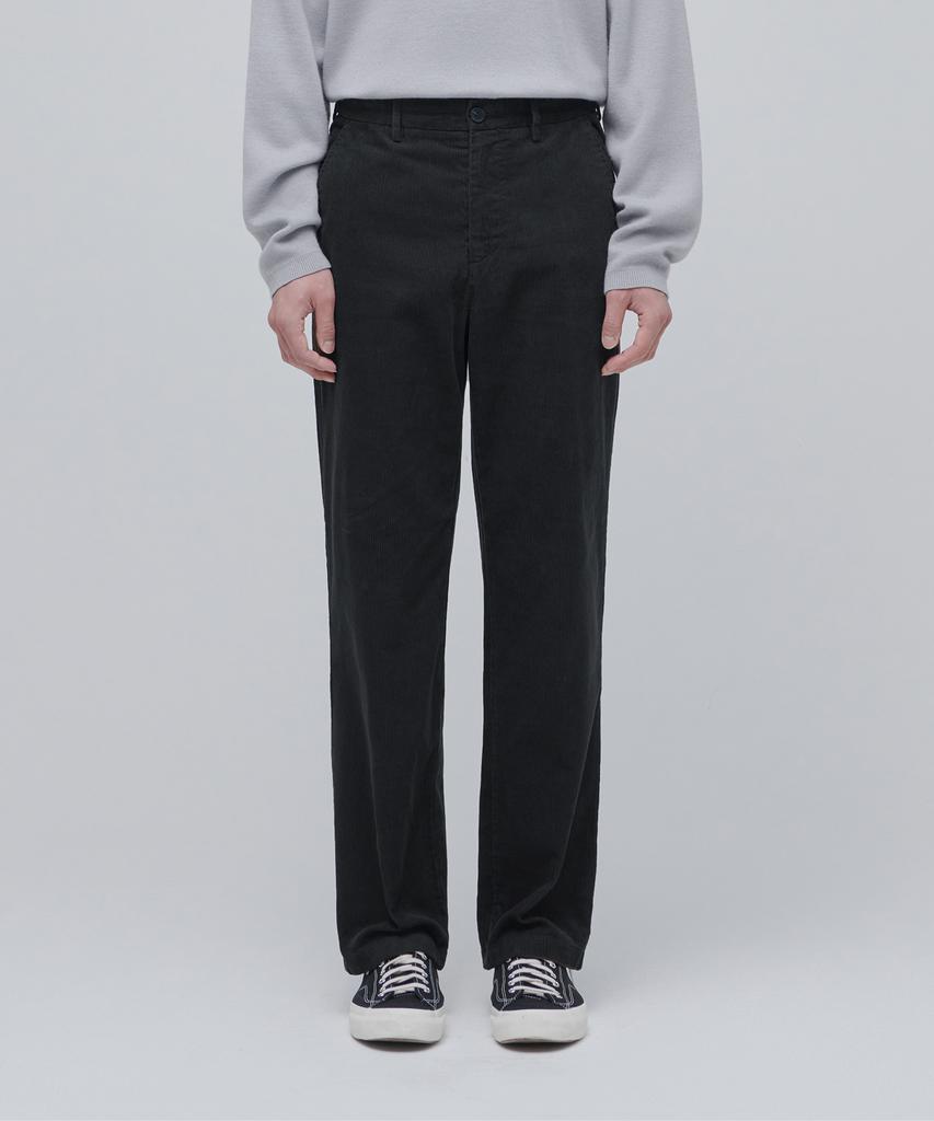 MUSINSA STANDARD Regular Fit Corduroy Pants [Dark Grey]
