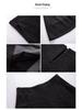 Baisiwang High-Waisted Wool Blend A-Line Skirt - Women's Slimming Mid-Length for Winter