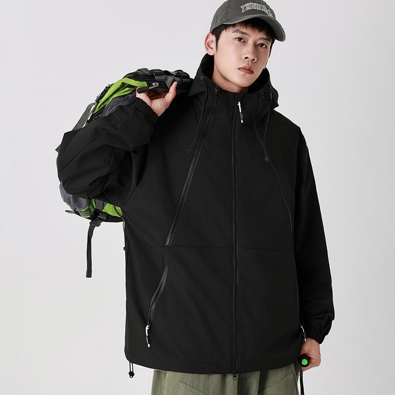 

Новая куртка для парного отдыха, мужская и женская, в горном стиле Mori 4XL чёрный