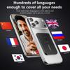 A18 BT5.0 AI Magnetic Translator Rechargeable Ultra-Thin Real-Time Translator Simultaneous 138 Languages for Business Meeting