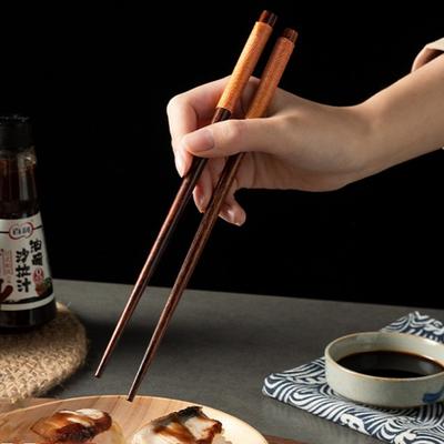1 Pair Reusable Chopsticks Natural Wood Chopsticks, Chinese Food Chopsticks Korean Japanese Chopsticks,Sushi Sticks Wooden Table