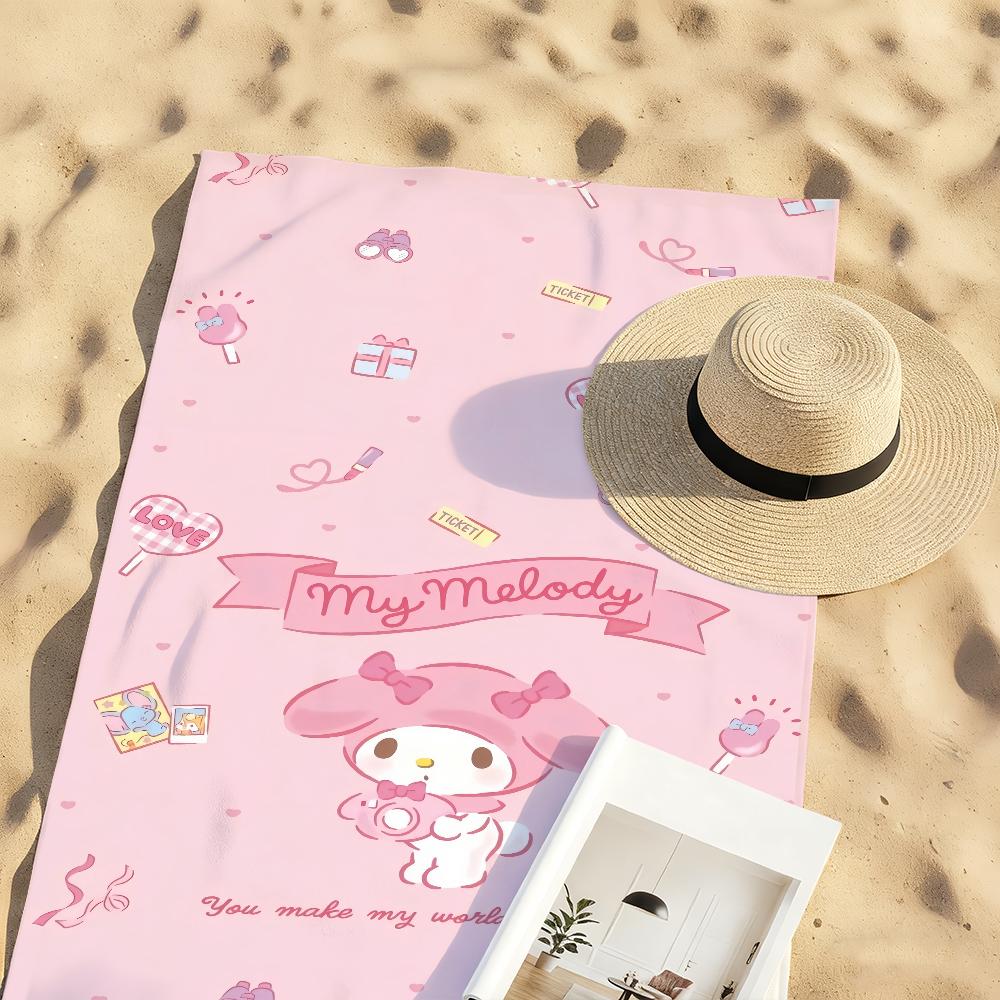 Sa My M-Melody Cute Towel Quick Dry Soft Yoga Swimming Fitness Mountain Climbing Large Beach Towels