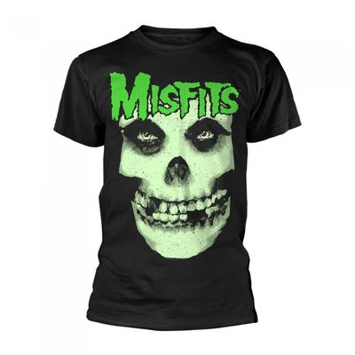 Camiseta Glow Jurek Skull Unissex para Adultos Misfits