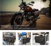 Motorcycle Side Small Item Tool [cmy select] Bag, Saddlebag, Waterproof, Storage, Storage, Leather, Bikesidebag-Black