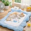 Cute Cartoon Pattern Pet Cool Cushion Non-slip Breathable Dog Sofa Bed Waterproof Removable Pet Cooling Mat Hot Weather