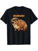 Men'S Casual T-Shirt with Funny Rock Hyrax "AWAWA!" Graphic Print- Regular Fit Short Sleeve Round Neck Tee