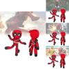 Adorable Deadpool Wolverine Plush Toys Featuring Vibrant Red Colors And Soft Pp Cotton Filling Perfect For Collectors And Kids