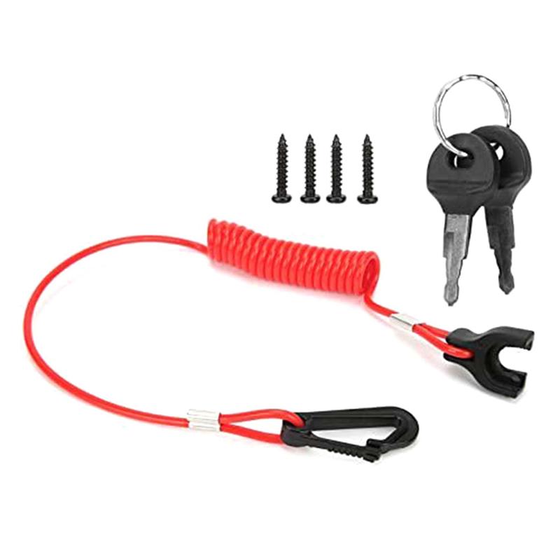 NEW-Ignition Key Switch Start Panel 0176408 For Bombardier Outboard Engine Ignition Without Flameout