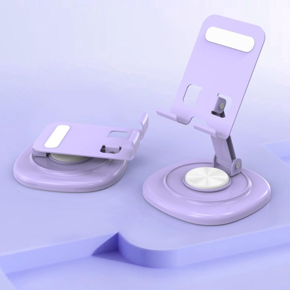 Rotating Desktop Phone Stand Stable Phone Holder Portable Tablet Phone Stand  Office фиолетовый