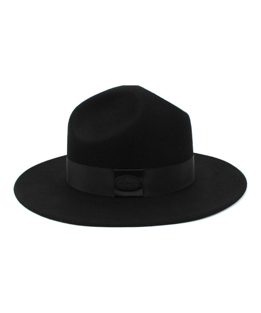 Yunibeosyeolkemiseuteuli Line Black Wool Y Fedora