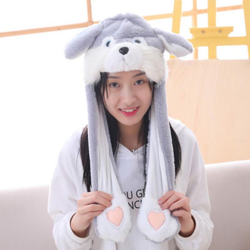 bunny hat husky