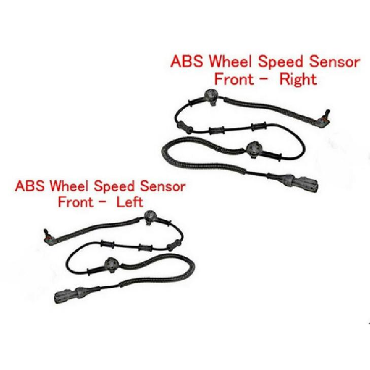 2 x ABS Wheel Speed Sensor Front Left & Right For Aviator Explorer Mountaineer