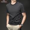 Jinjuan Men's 2026 Summer Classic Striped Round Neck T-shirt