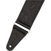 Fender Tooled Leather Guitar Strap, 2", Black