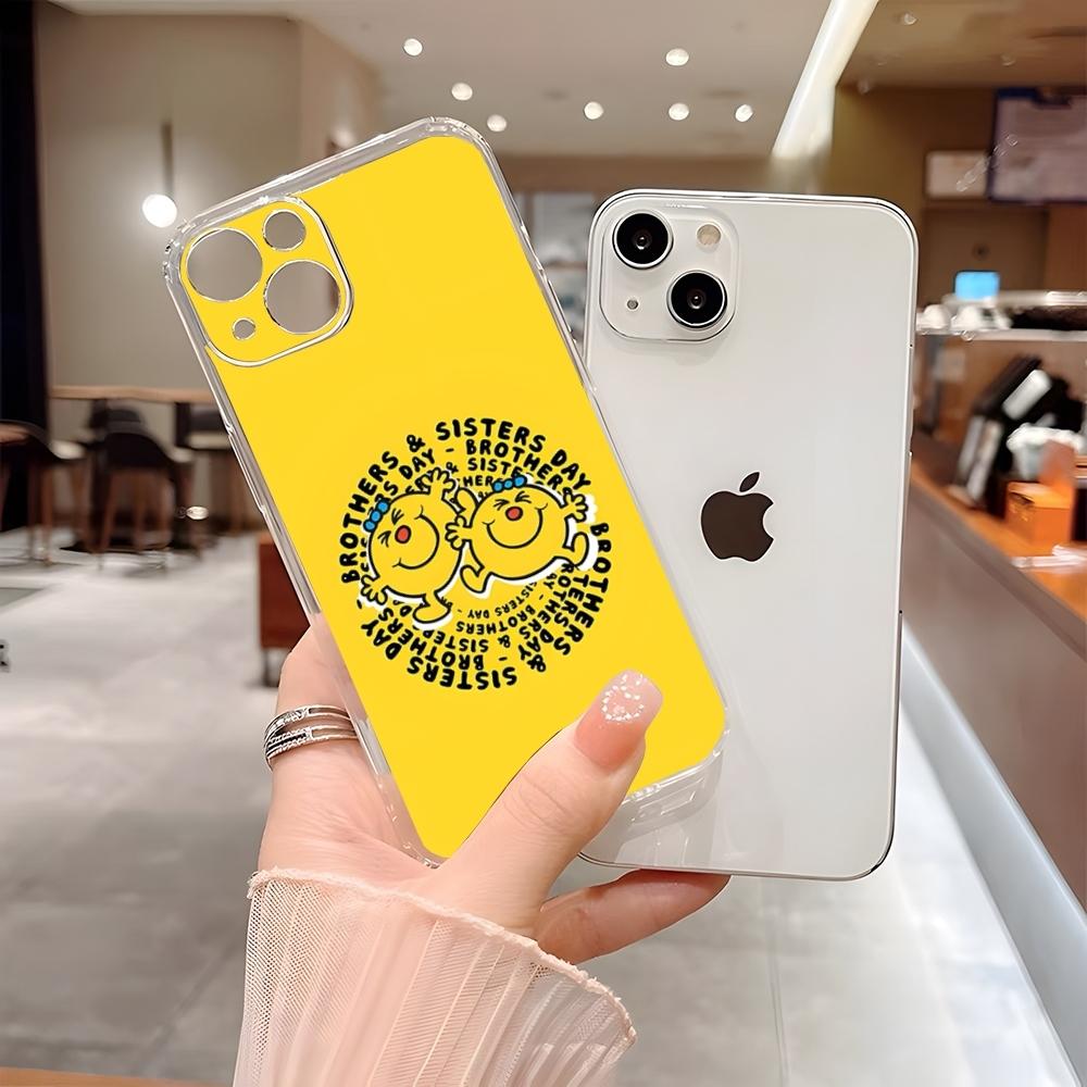 

Cute Miss Mirror Cartoon Phone Case For 15 Pro Max Iphone 17 14 Plus 11 12 13 16 Plus X XR XS SE Transparent Cover iPhone16ProMax