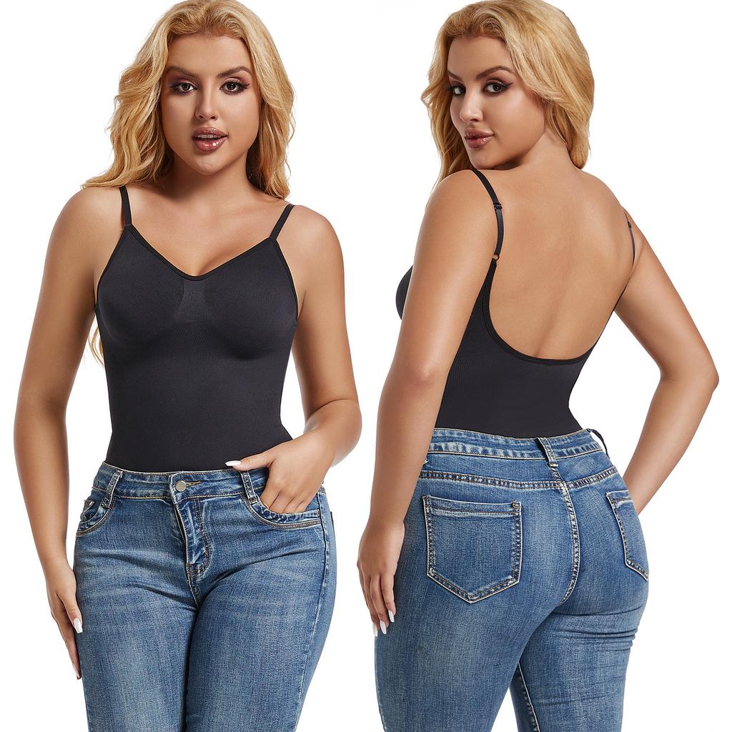 Body modelat pentru femei, cu spate jos, cu tanga, cu centură pentru talie, pentru controlul burticii, pentru modelarea corpului, lenjerie de corp sculptată fără sudură, maiouri fără spate.