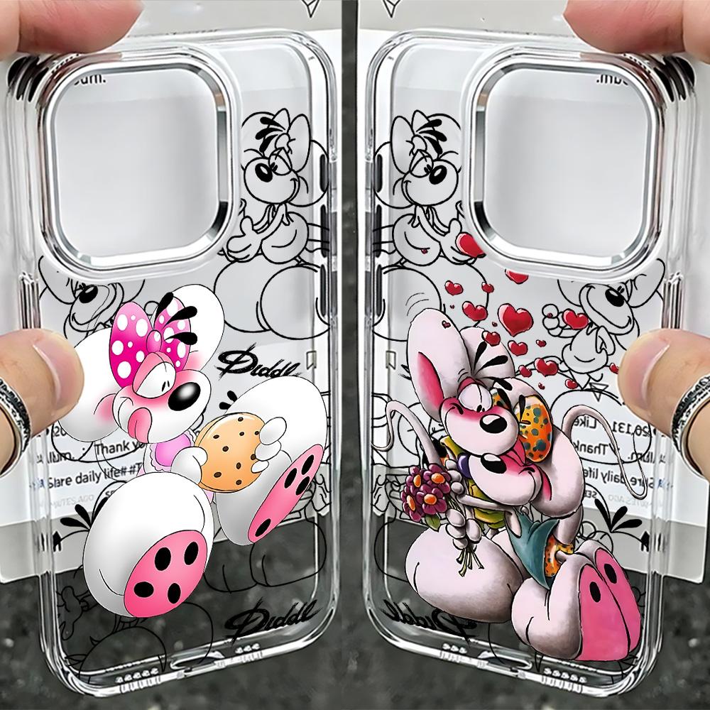 Capa de Celular Nova Diddls Mouses Desenho Animado Para Samsung Galaxy A57 A56 A36 A26 A55 A35 A16 A54 A34 A25 A24 A15 A14 A73 A53 A33 4G 5G