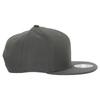 New Era 9FIFTY ORIGINAL FIT Snapback Solid Popular Baseball Cap, Color, NE402, Hat, Brand, Cap, Unisex, Gray, Charcoal, Men's, Women's, [Used]