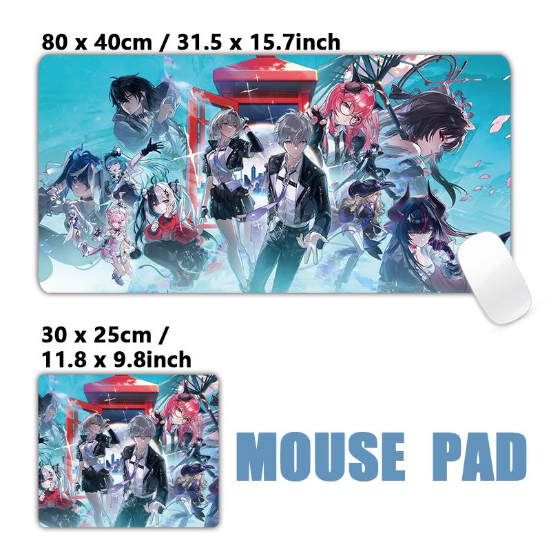 Anime Video Games NTE Neverness to Everness XXL Large Mouse Pad Computer Laptop Non-slip Keyboard Desk Mat Mousepad