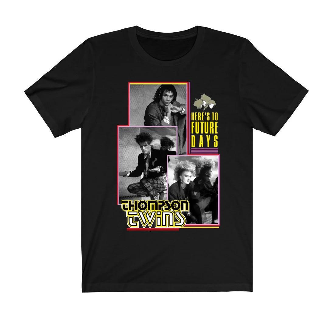 Thompson Twins Here s to Future Days Tour Shirt Black Unisex S-5XL EM0424 XXL