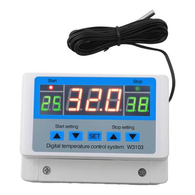 LED Digital Display Temperature Controller Thermostat Regulator Incubator Temperature Sensor Meter Controller Thermoregulator