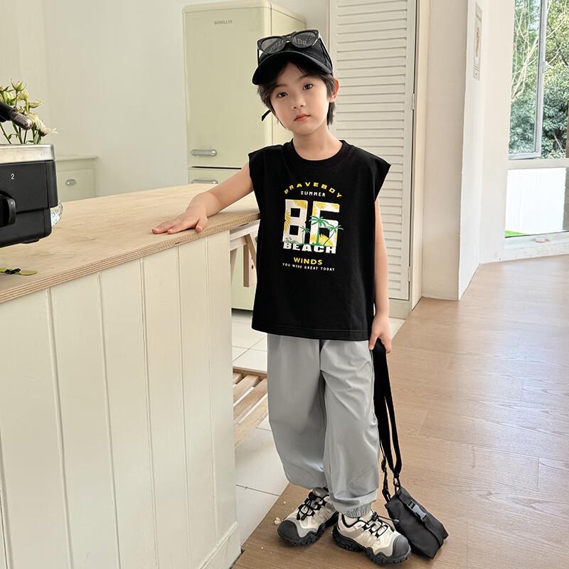Boys' 2026 Summer Thin Breathable Casual Long Pants