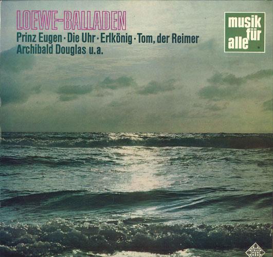 

LP Record HERMANN FIRCHOW DIETER EINFELDT Loewe Balladen NT262 TELEFUNKEN Germany Classical Used