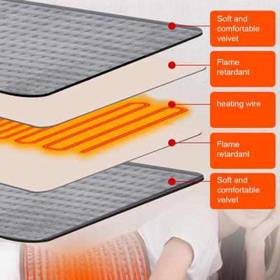 Eu Plus Standard Electric Heating Blanket Multi-Functional Warming Blanket Protects Waist Shoulders Neck Winter Warmth Item