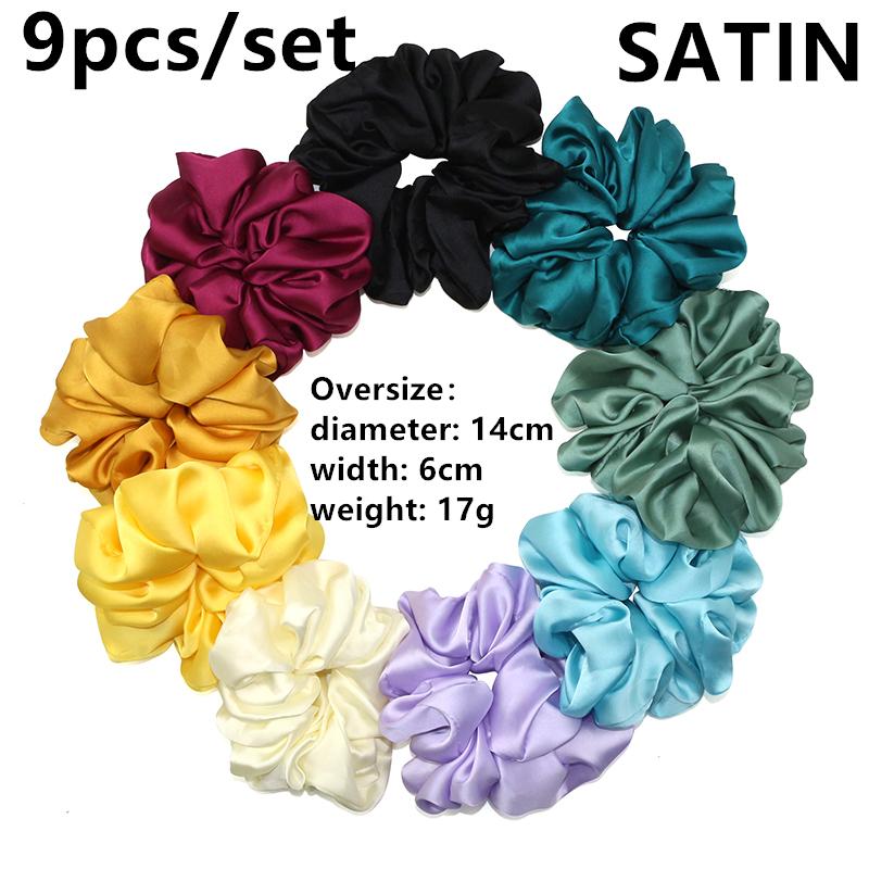 50/40/30 Stück/10 Stück Haargummis für Frauen Mädchen Plüsch Elastisches Band Gummiband Weihnachten Weihnachtsmann Accessoires Flauschiger Kunstpelz Satin