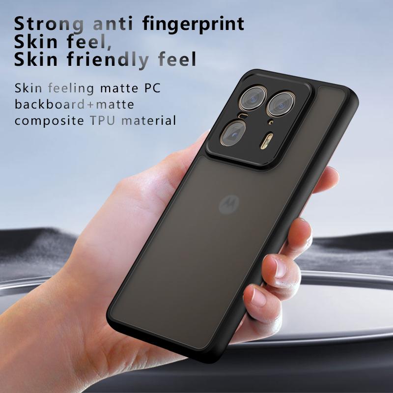 For Moto Edge 50 Ultra Case Cover Motorola Moto Edge 50 Ultra Capas Bumper Matte Frosted Transparent Fundas Moto Edge 50 Ultra