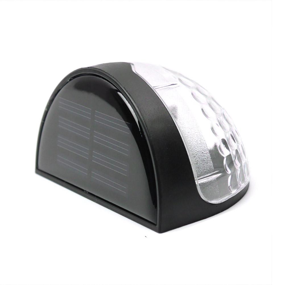 4Pcs Solar Fence Lights 6LED Garden Light Waterproof Decorative Lamps