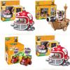 Plants Vs Zombies Toy Car Set With Launching And Light Features For Kids Interactive Play